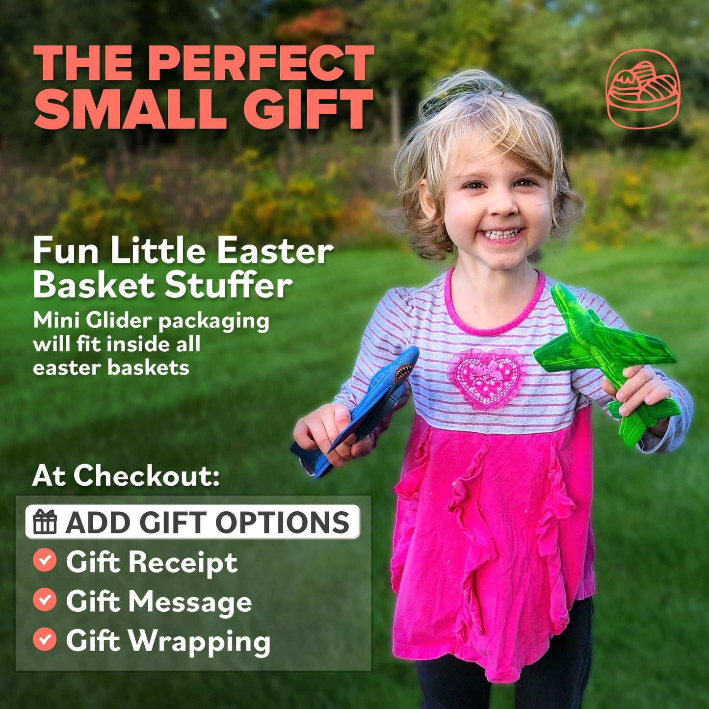 Airplane Toy Foam Glider Plane for Kids - Outdoor Toys for Kids Ages 4-8 - Kids Outside Toys for Boys & Girls - Outdoor Toys & Fun Flying Gliders Easy Throwing Air Planes - Gifts for Ages 4 5 6 7+