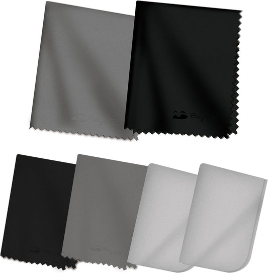Bilymate 6 Pack Microfiber Cleaning Cloth - Lint Free, Ultra Absorbent for Electronics/Glasses/Cars, Reusable, and no