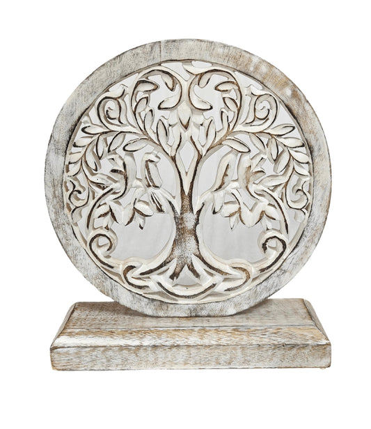 VANIYA CRAFTS® Wooden Carved Handmade Engraved Table Decor Table Sculpture Home Decor Statue for Living Room, Bedroom, Office Desktop, Cabinets