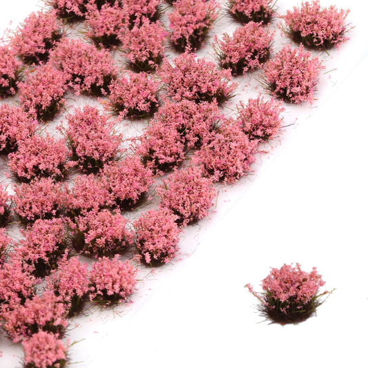 Zylopa 53pcs 5mm Miniature Flowers: Irregular Flower Clusters, Static Micro Plants Suitable for DIY Craft Projects, Railway Model Layouts, Simulated Grass Areas, Three-Dimensional Model (76-891)