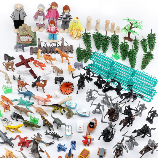 WinnerWhy Sand Tray Basic Portable Starter Kit Sandtray Portable Starter Kit Includes Tray, Sand, and 136 Miniatures