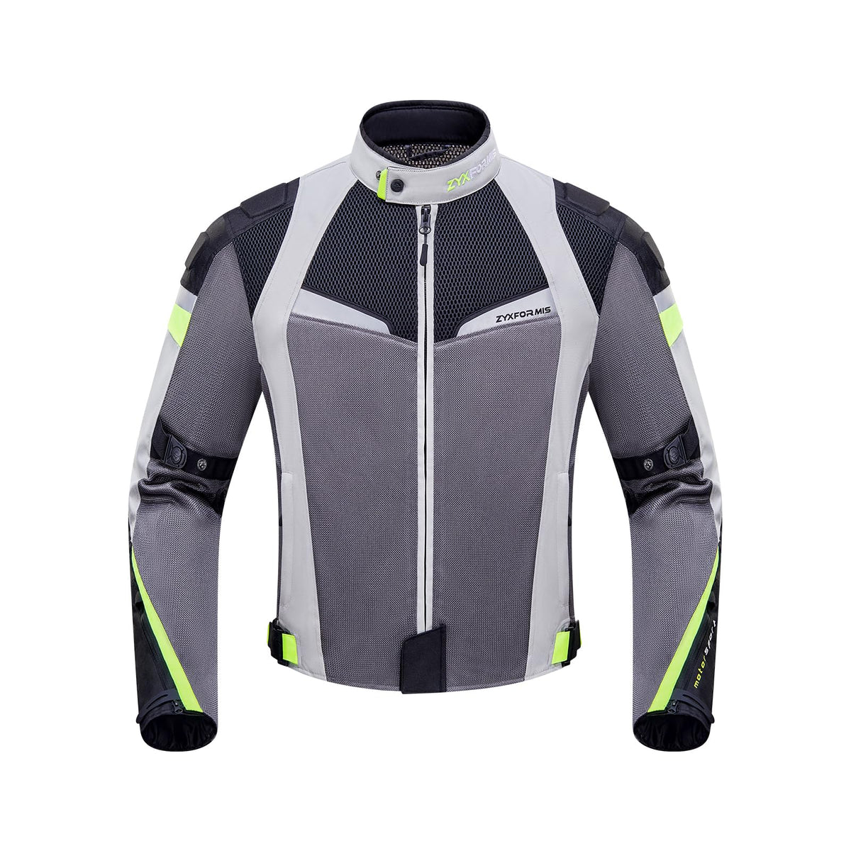 Zyxformis Summer Motorcycle Jacket, Breathable Mesh Motorcycle Riding Jacket For Men With CE Armored