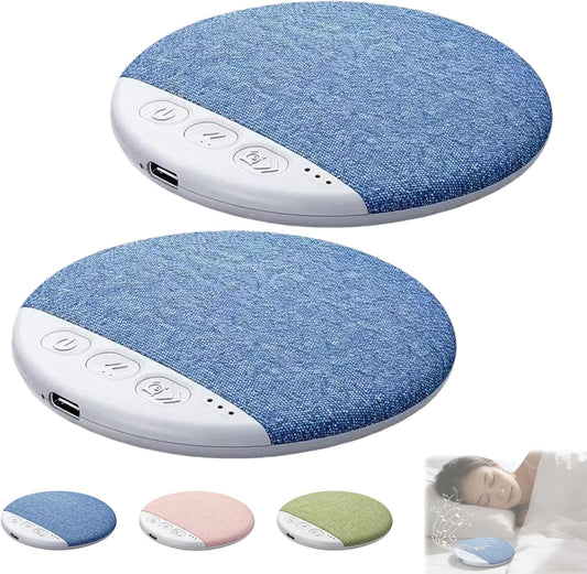 2026 5.4 (Blue*2) New Bluetooth Pillow Speaker for Sleeping, Under Pillow Speaker Bluetooth with White Noise, Ultra