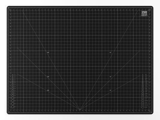 XNM Creations Premium Self Healing Cutting Mat - 36 Inches by 48 inches - A0-3 Layer Quality PVC Construction - Dual Sided, Imperial and Metric Grid Lines - Perfect for Cutting, Sewing, and Crafts