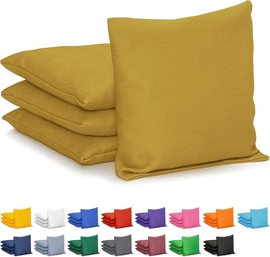 GoSports Classic Cornhole Bean Bags Set of 4-16 Colors Available - Regulation All Weather, Mix and Match