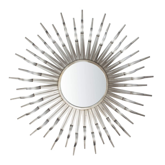 Safavieh Home Naya Gunmetal Sunburst 36-inch Decorative Accent Mirror