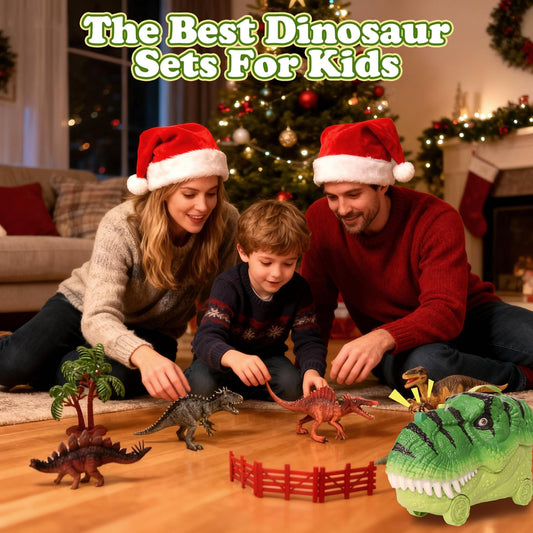 29 Pcs Dinosaur Toys for Realistic Jurassic Dinosaurs Figures with Trees&eggs &Fence Playset to Can Create a Dino World, Educational mini Dinosaurs Figures, dinosaur set Gifts for Toddler Boys 3-5