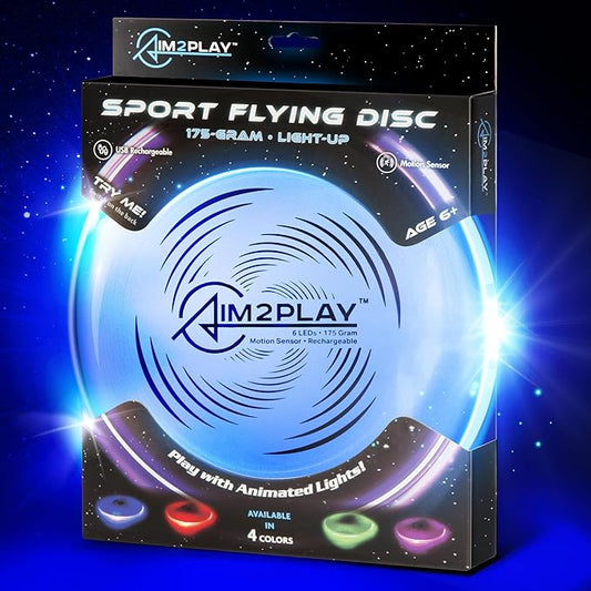 Glow in The Dark Flying Discs, Light Up | Sports Unique Gift, Professional Long & Precise Flights Very Bright