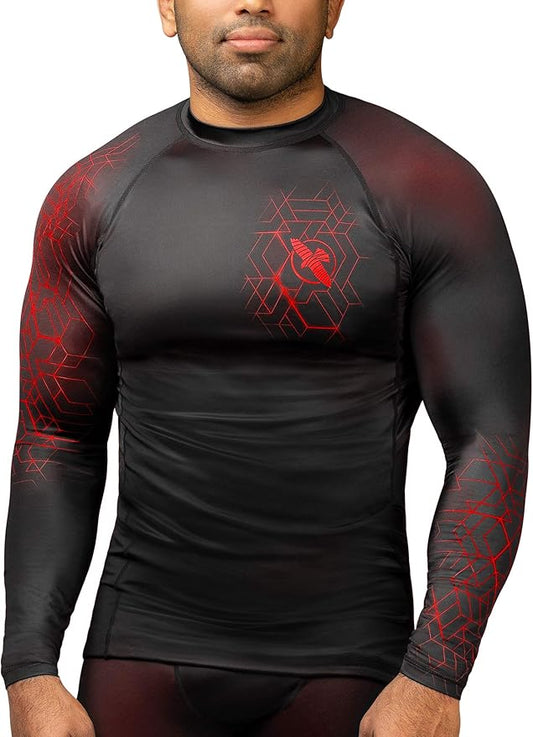 Hayabusa Geo Long Sleeve Jiu Jitsu Rashguard