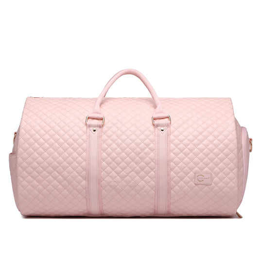 seyfocnia Convertible Carry on Garment Bag for Women, Garment Bags for Travel with Shoe Pouch 2 in 1 Hanging Suitcase Suit Bag for Women Travel Duffle Bag Garment Bag