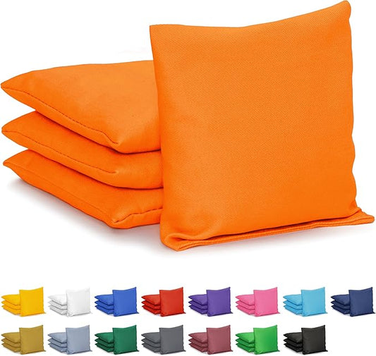 GoSports Classic Cornhole Bean Bags Set of 4-16 Colors Available - Regulation All Weather, Mix and Match