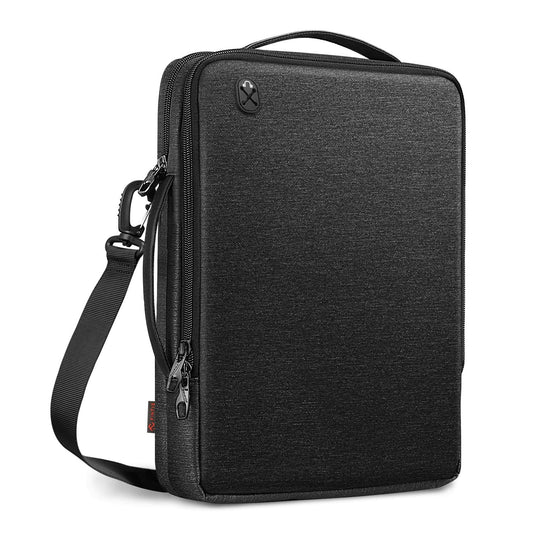 FINPAC Laptop Shoulder Bag for MacBook Neo A18 Pro, 13.6-inch MacBook Air 2026-2022 M5/M4/M3/M2/M1, MacBook Carrying Case 13.3" 13.6" 14.2", 13.5" Surface Laptop, HP, Dell, Acer Chromebook, Black