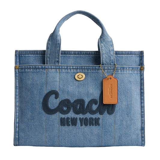 Coach Women's Denim Cargo Tote, Indigo