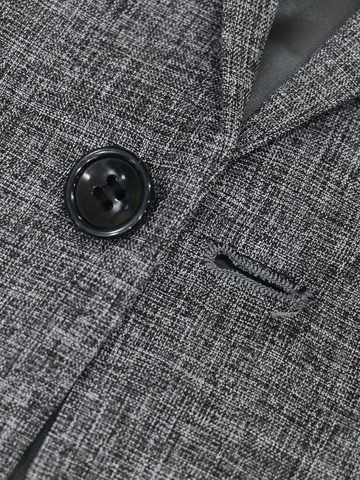 i · FineLong Men's Slim Fit Suit Jacket One Button Casual Lightweight Suit Daily Jacket Sport Coat Grey