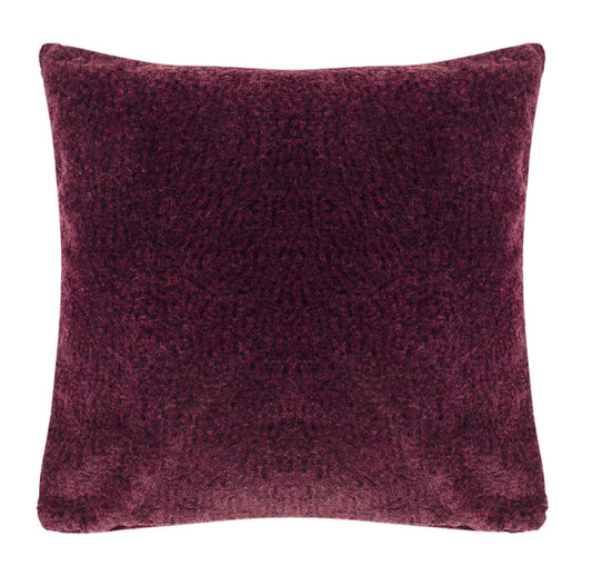 SAFAVIEH Home Barica Dark Red Merlot 20-inch Decorative Pillow