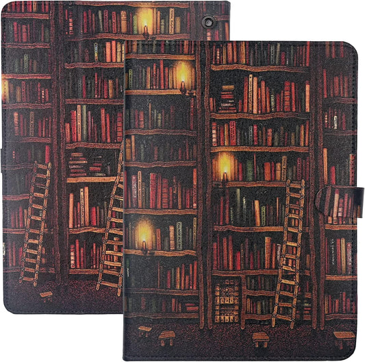 YHB 8 8 10th/12th 2020/2022/2024 Case for All New Fire HD & Plus Tablet Generation, Release, Slim Folio PU Leather Case