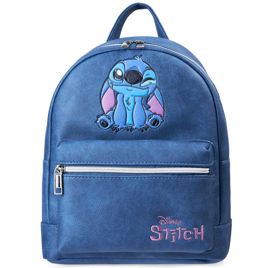 Disney Stitch Backpack Women Teenager Girls Bag Travel Backpack Daypack for Shopping Trips Gifts for Her, Blue Stitch, 28x23x12cm