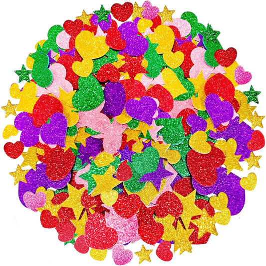 24 Sheets Valentines Stickers with 280 PCS Foam Stickers