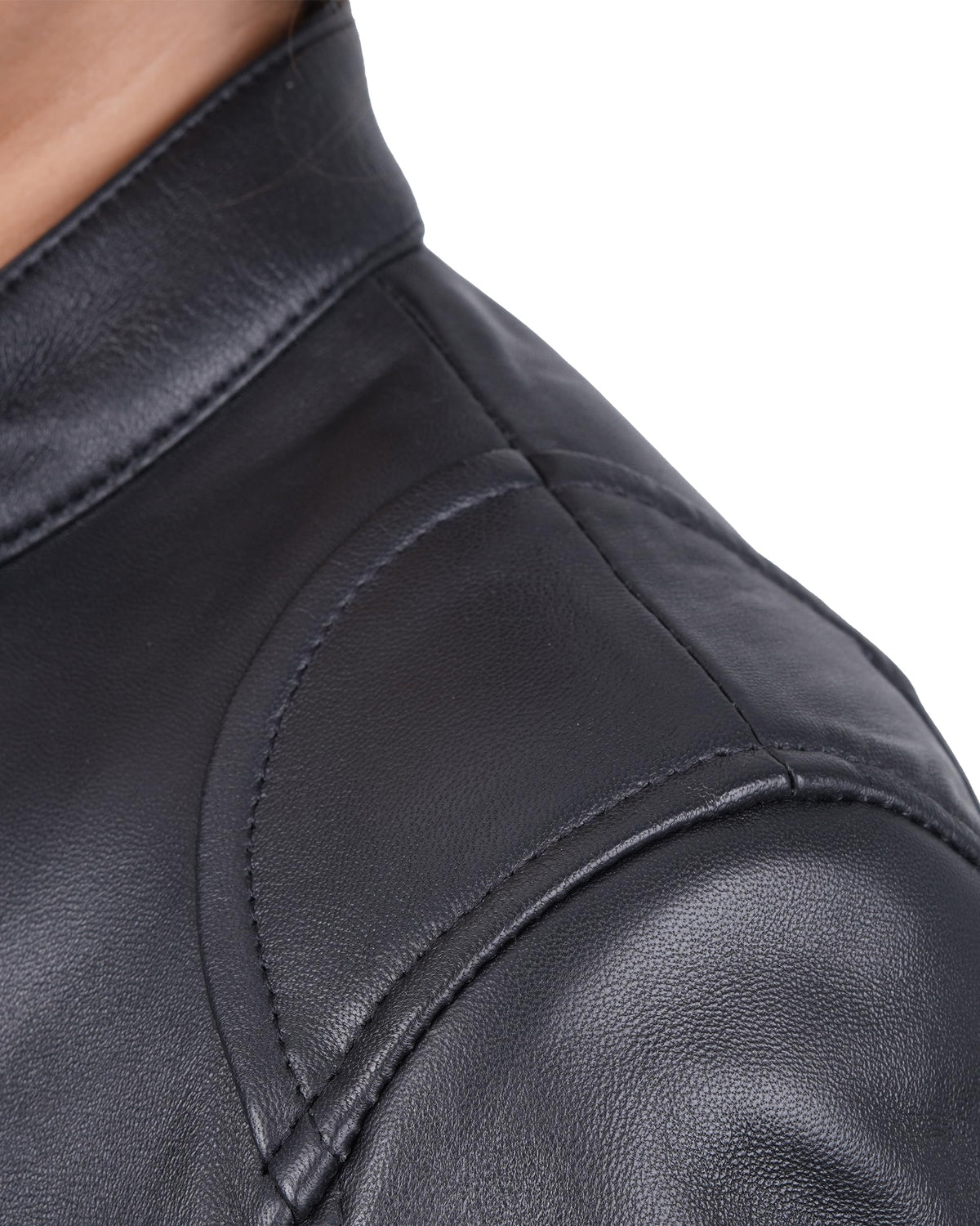 Blingsoul Womens Leather Motorcycle Jacket | [1313765] Dodge Black, XL
