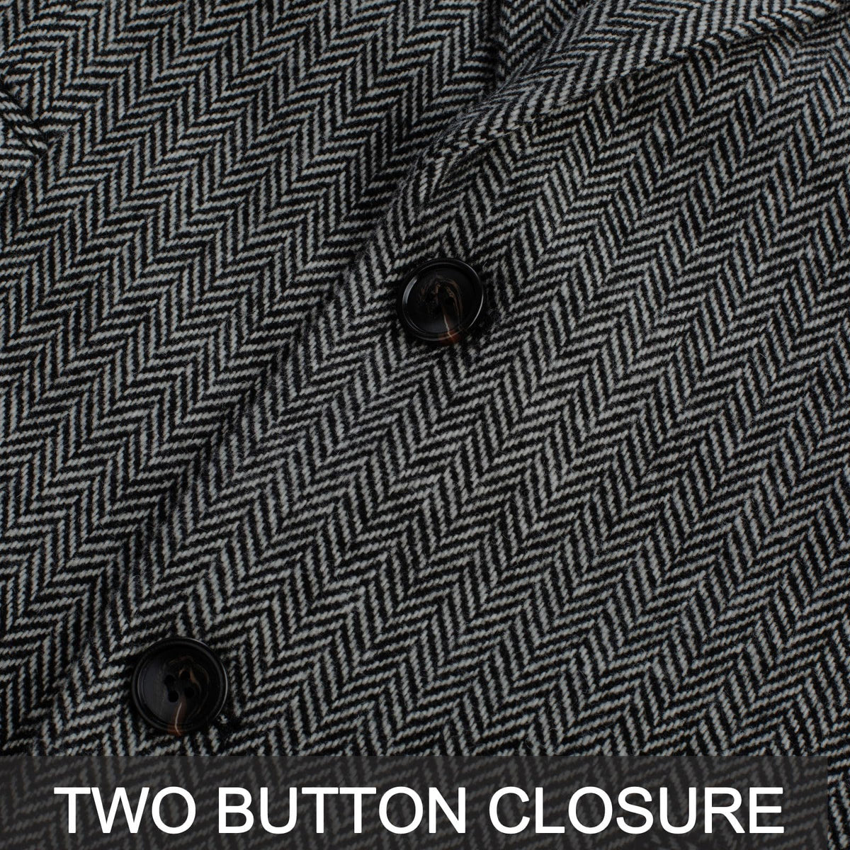 Men's Herringbone Blazer British Wool Blend Vintage Sport Coats Jacket for Wedding Black White Herringbone S