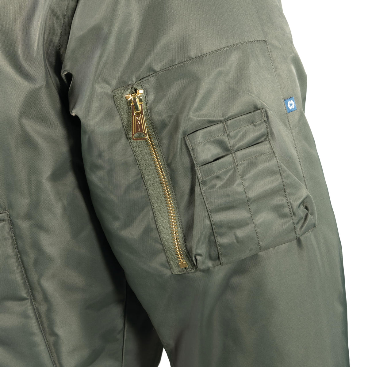 Propper Men's MA-1 Flight Jacket, Bomber Style Jacket, Sage, Medium