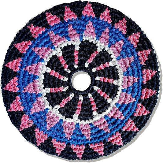Buena Onda El Grande Flying Disc - 8'' Flexible Sport Disc for Indoor and Outdoor Play - Amazing Handmade Quality from Guatamala - Pocket Discs are Played in Over 20 Family Fun Games