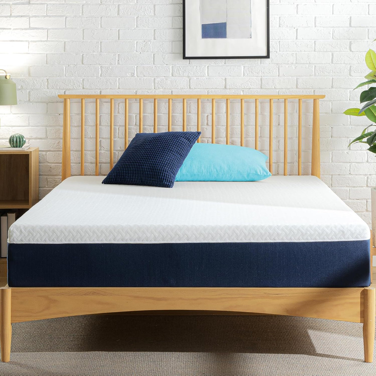 Zinus 10 Inch King Hybrid Mattress - Cooling Comfort, Medium Firm, Fiberglass Free, Motion Isolation