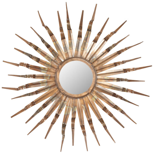 Safavieh Home Collection Sun Mirror, Copper