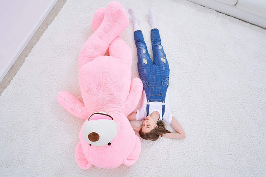 IKASA Giant Teddy Bear Plush Toy Stuffed Animals (Pink, 78 inches)