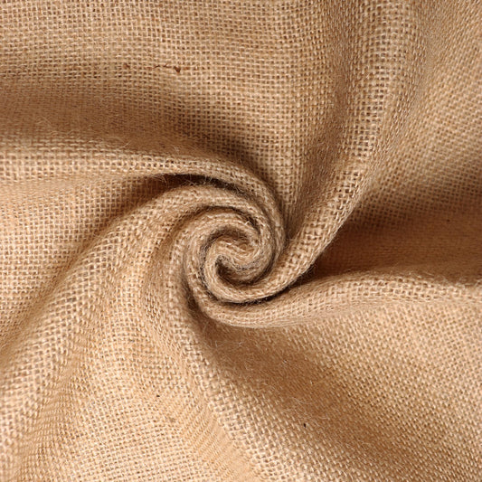 Tepo Burlap Fabric 25" x 15 Feet (5 Yards) – Natural Jute Fabric for DIY Crafts, Wrapping, and Decorations - Eco-Friendly Multipurpose High-Density Material for Home, Garden, and Rustic Wedding Decor