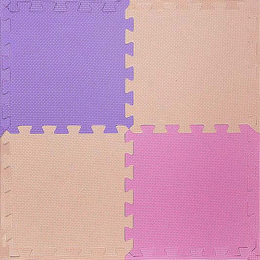 MioTetto Baby Play Mat, Soft Foam Floor Tiles for Kids. Adjustable Interlocking Foam Tiles, Fits with 50x50 Playpen Baby mat for Crawling & Development, Safe & Non-Toxic Playmat for Babies 6-12 Months