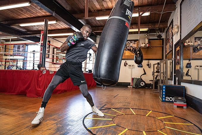 Webby Agility Trainer – Circle Speed and Agility Ladder for High Intensity Reactive Footwork Drills and Skills – A Circular Piece of Reaction Training Equipment That Changes The Way You Move