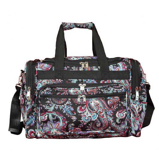 World Traveler 16-inch Shoulder Carry-on Duffel Bag - Paisley