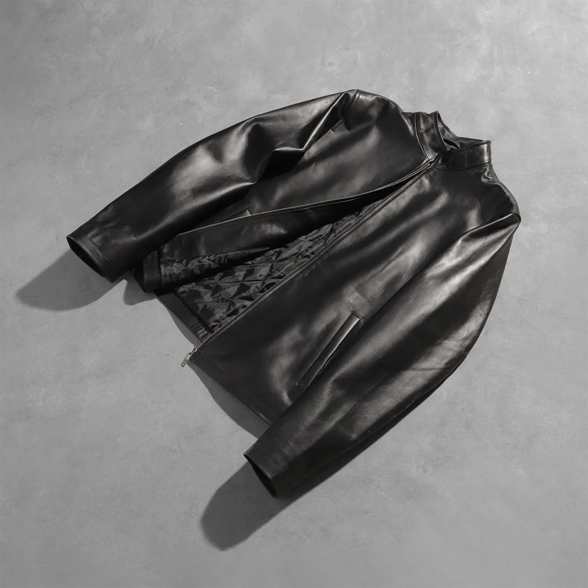 Sowachi Alex Black Leather Biker Jacket