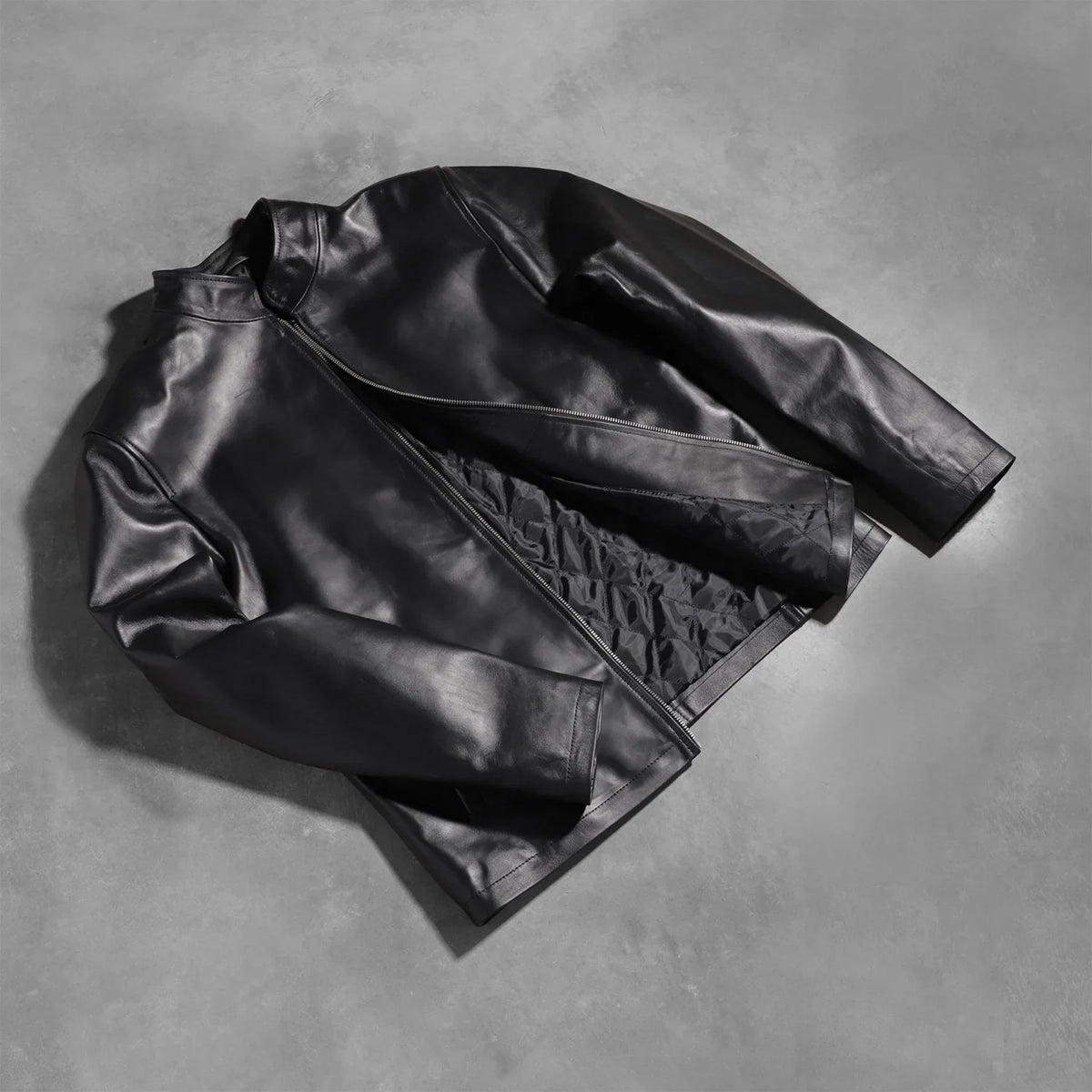 Sowachi Alex Black Leather Biker Jacket