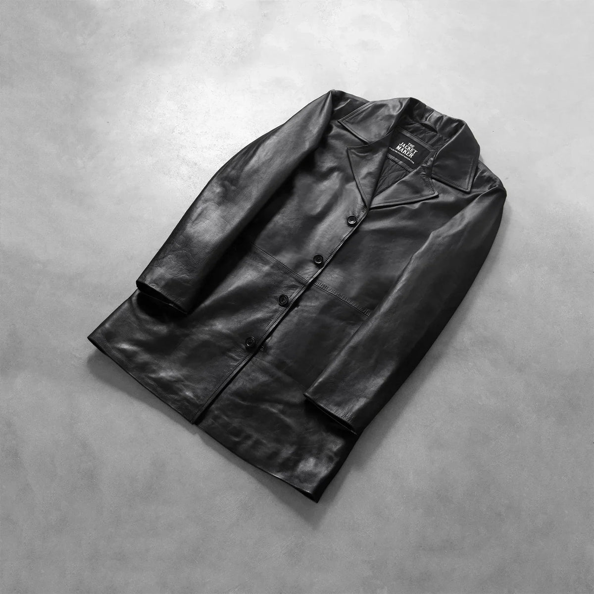 Sowachi Classmith Black Leather Coat