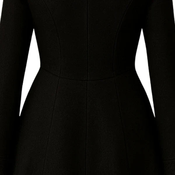Sowachi Vespera - Women's Long Black Gothic Hooded Maxi Coat