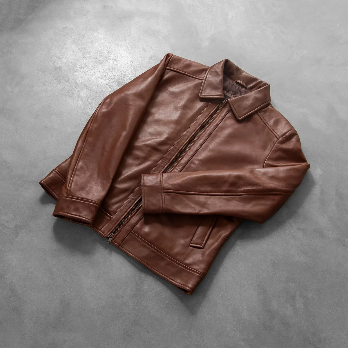 Sowachi [FS] Inferno Brown Leather Jacket