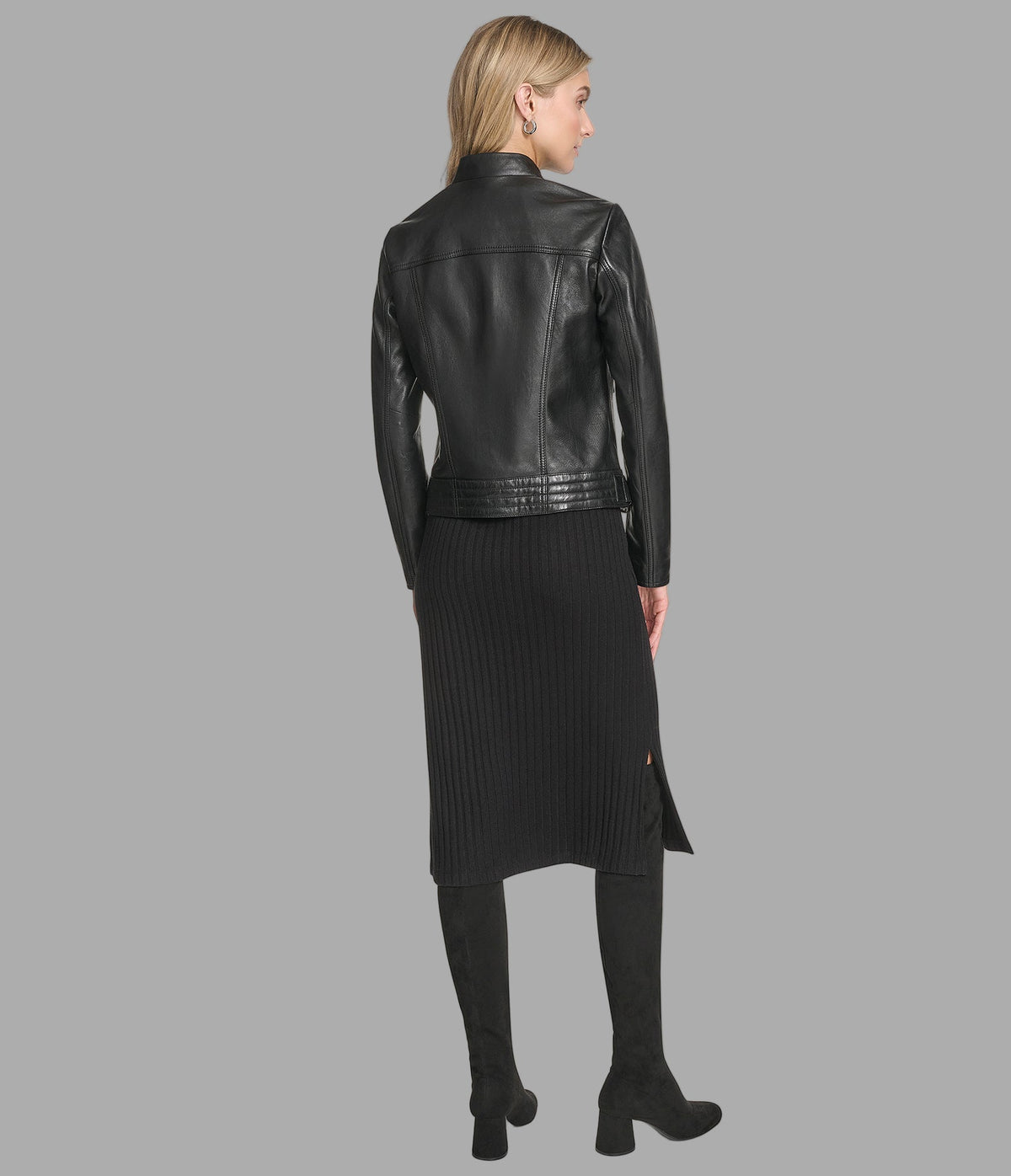 Frankie Leather Moto Jacket