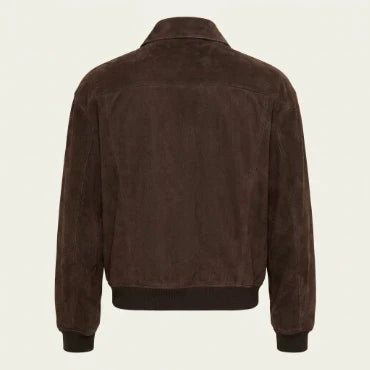 Sowachi Men's Brown Sheepskin Leather Jackets