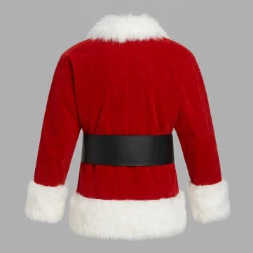 Sowachi Men's Christmas Red Fleece Jacket