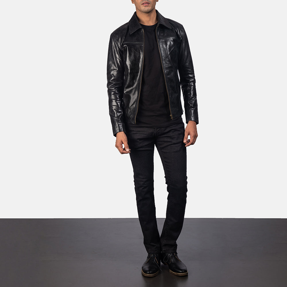 Sowachi [FS] Mystical Black Leather Jacket