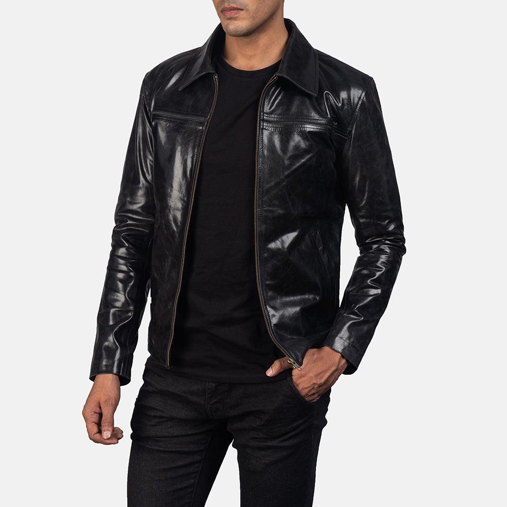 Sowachi [FS] Mystical Black Leather Jacket