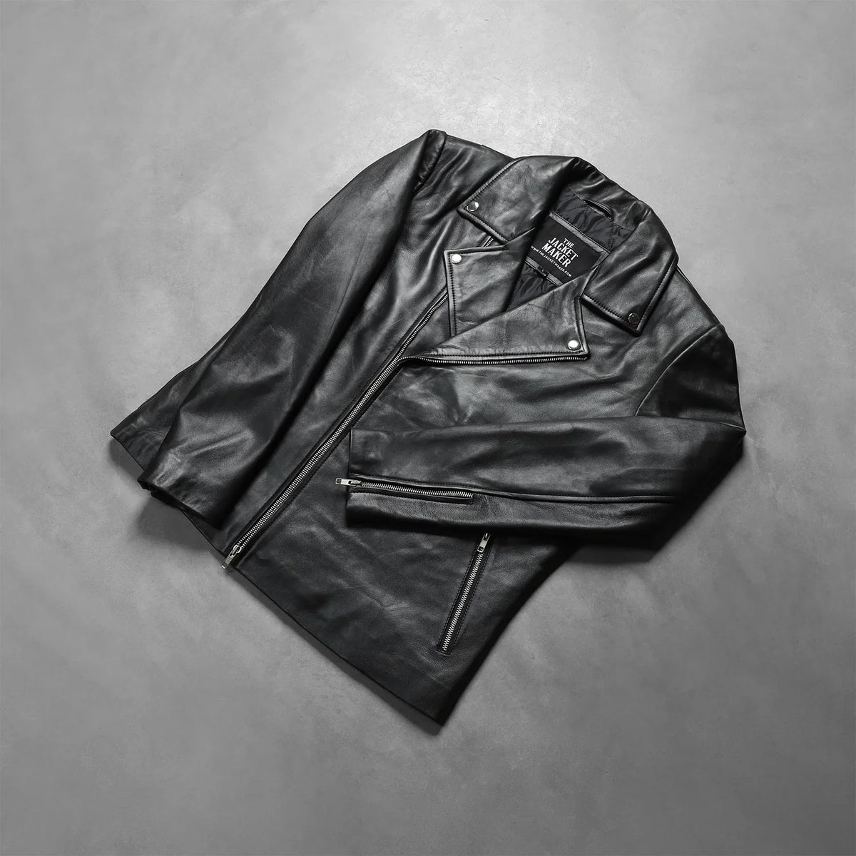 Sowachi [FS] Noah Black Leather Biker Jacket