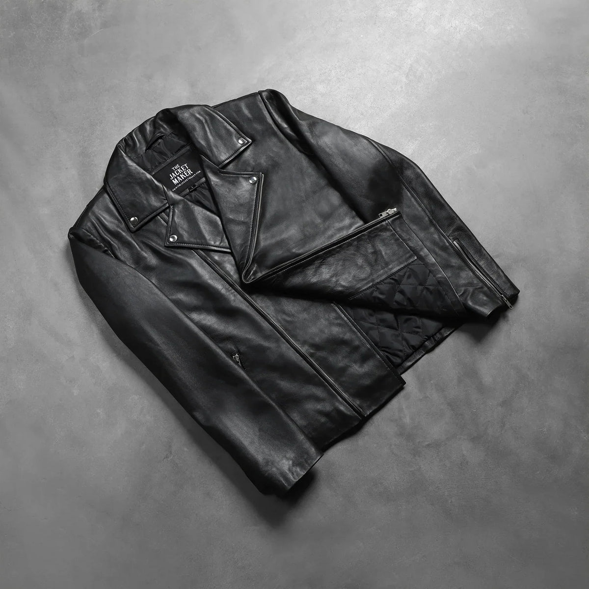 Sowachi [FS] Noah Black Leather Biker Jacket