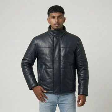 Sowachi Premium Black Puffer Jacket For Men