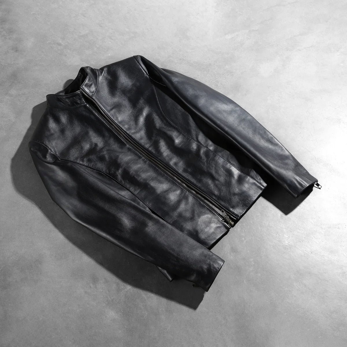 Sowachi Rumella Black Leather Biker Jacket