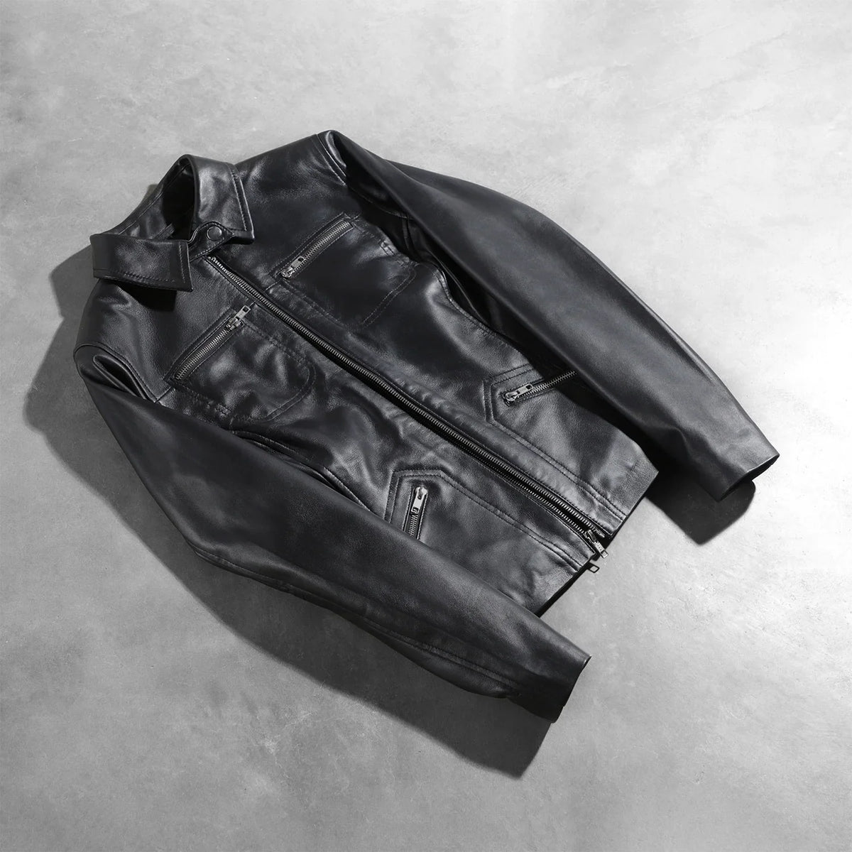 Sowachi Tomachi Black Leather Jacket