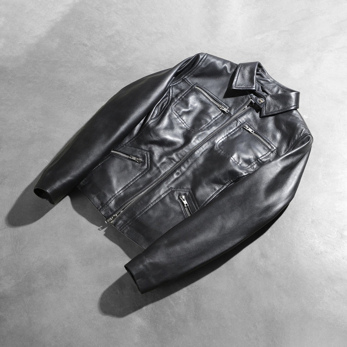 Sowachi Tomachi Black Leather Jacket