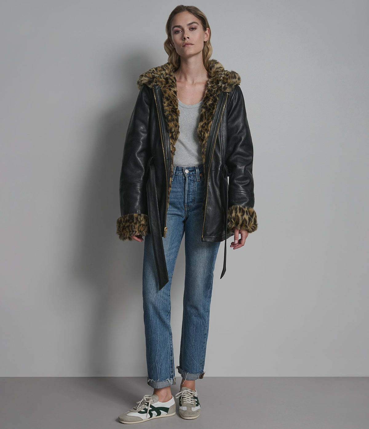 Genevieve Belted Trench Jacket